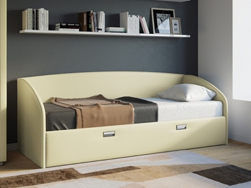 Односпальные кровати с ящиками для белья купить в Москве в интернет магазине с доставкой