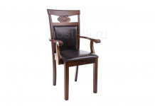 Стул-кресло  Luiza dirty oak / dark brown ( Арт.1996)