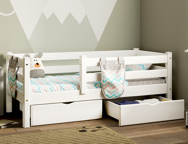 Выкатной ящик для кровати Соня 160 см.