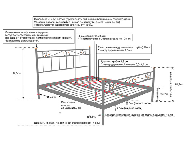 Кровать Alitte Laure