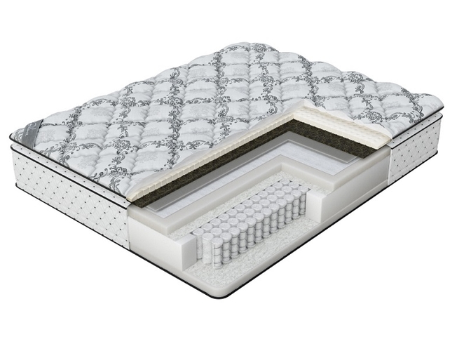 Матрас Verda Balance Pillow Top, чехол Silver Lace