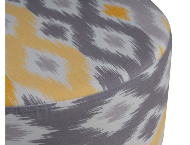 Пуф Тери Abstract 100/черный (Арт.517145)