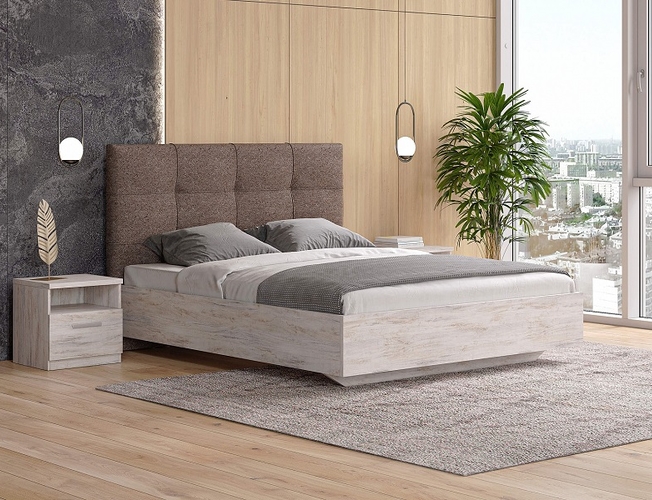 Кровать Victoria Сонум в интерьере, ЛДСП ясмунд