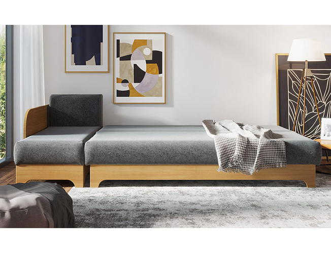 Угловой диван Дримлайн Амберг TFK с оттоманкой