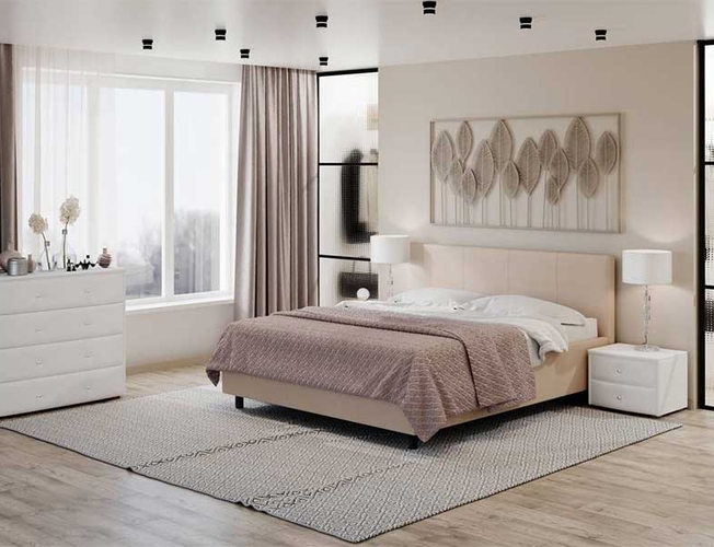 Кровать Como (Veda) 3 в ткани