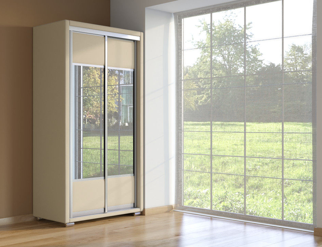 Шкаф-купе 2-х дверный Orma Soft бежевый