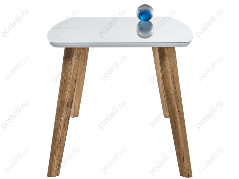 Стеклянный стол Серсея дуб монтана/белый (Арт 462079)