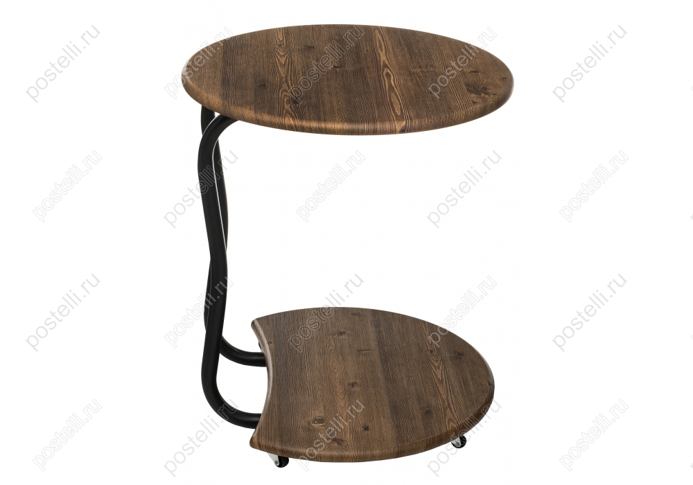Журнальный столик Андромеда черный матовый/старое дерево (Арт. 368673)