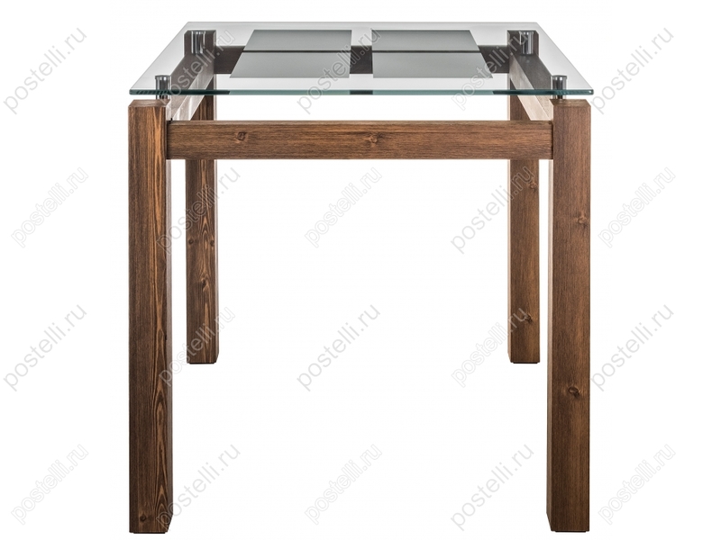 Стеклянный стол Бран кантри орех (Арт. 462084)